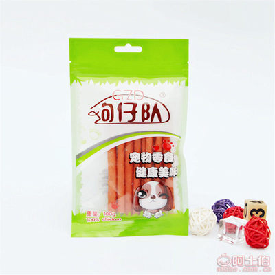 【狗仔隊寵物零食100G寵物牛肉條狗狗訓練寶貝肉干肉條零食廠家批發(fā)n1001】臺州市黃巖糖糖寵物用品廠 - 產品庫